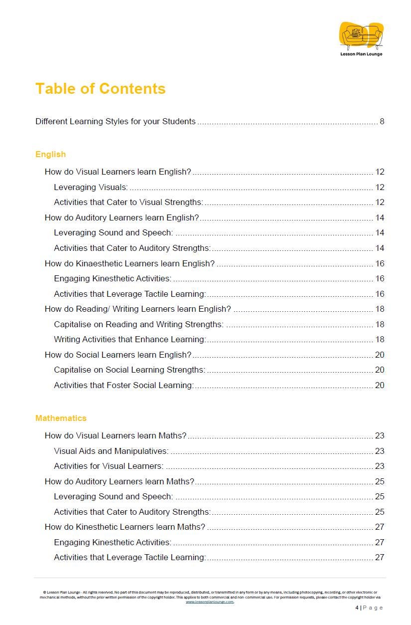 The Learning Revolution: How to Create a Classroom that Caters to All - A Guide Book