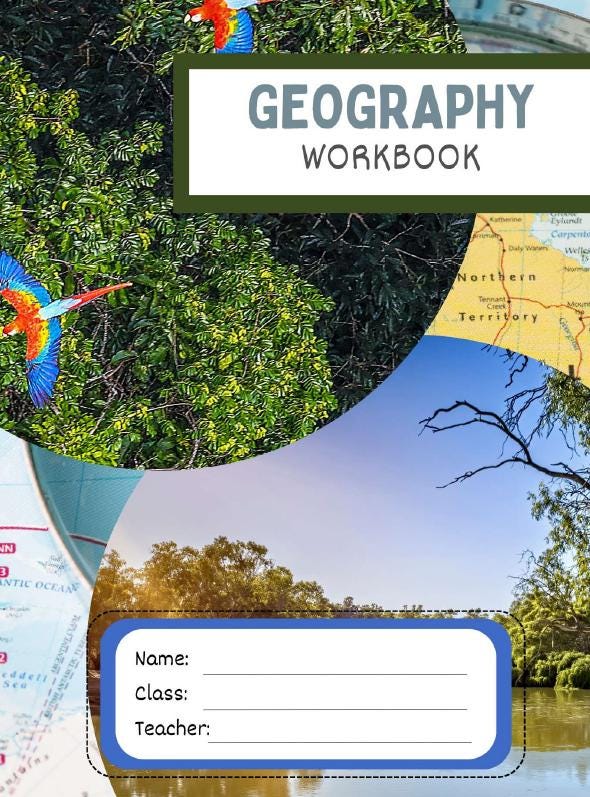 HASS - Geography: 10 Lesson Plans + 1 Summative Assessment and FREE Student Workbook (Year 4)