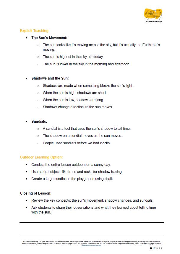 Science - Earth & Space Sciences: Lesson Plans (10 lessons) + 1 Summative Assessment + FREE Student Workbook (Year 2)