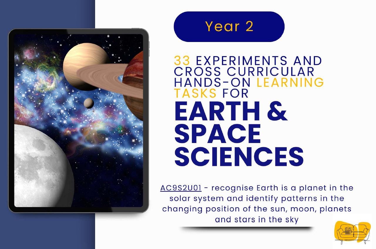 Earth and Space Sciences: 33 Hands-On Learning Tasks & Experiments (Year 2)