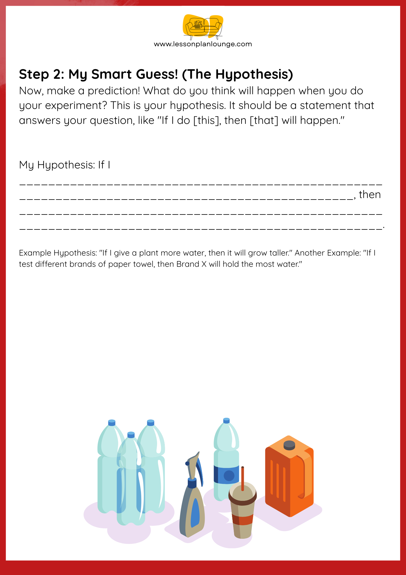 FREE Worksheet - Science - Design and Experiment Template - Materials - (Primary/ Higher Education)