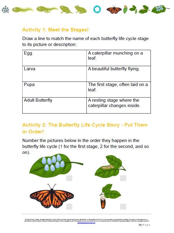 Science - Biological Sciences: Lesson Plans (9 lessons) + 1 Summative Assessment + FREE Student Workbook (Year 3)