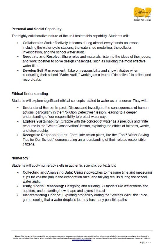 Science - Earth & Space Sciences: 10 Lesson Plans + 1 Summative Assessment and FREE Student WORKBOOK (Year 4)