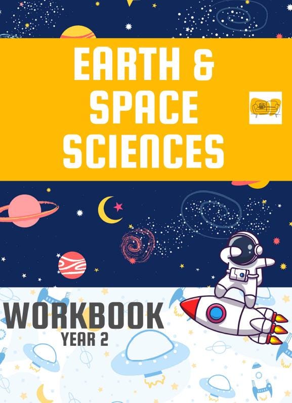 Science - Earth & Space Sciences: Lesson Plans (10 lessons) + 1 Summative Assessment + FREE Student Workbook (Year 2)