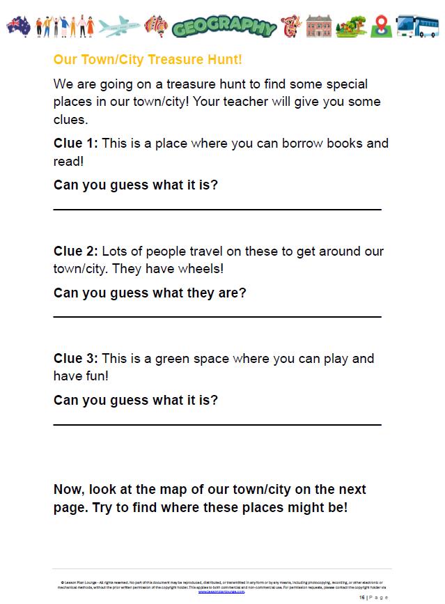 HASS - Geography: Lesson Plans (9 lessons) + 1 Summative Assessment + FREE Student Workbook (Year 2)