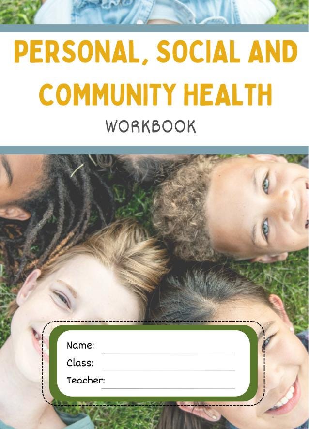 HPE - Personal, social and community health: Lesson Plans (12 lessons) + 1 Summative Assessment + FREE Student Workbook (Year 3-4)