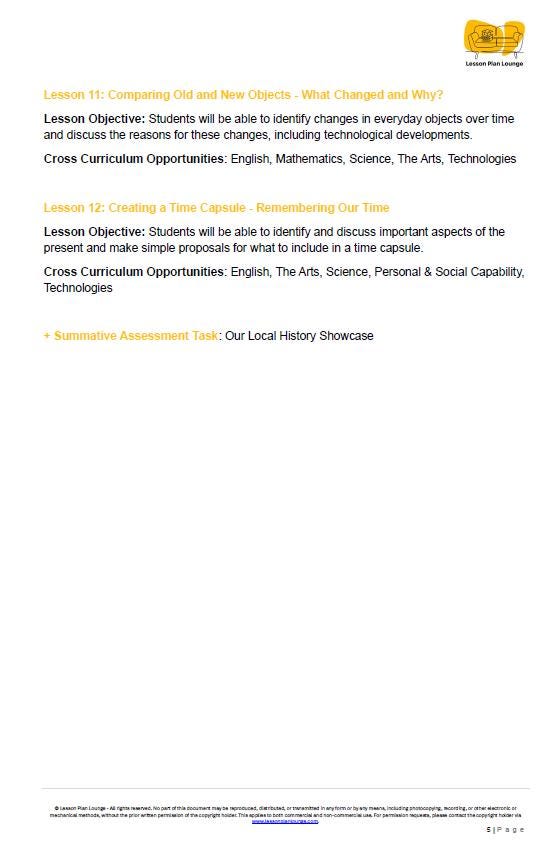 HASS- Geography: Lesson Plans (12 lessons) + 1 Summative Assessment + FREE Student Workbook (Year 2)