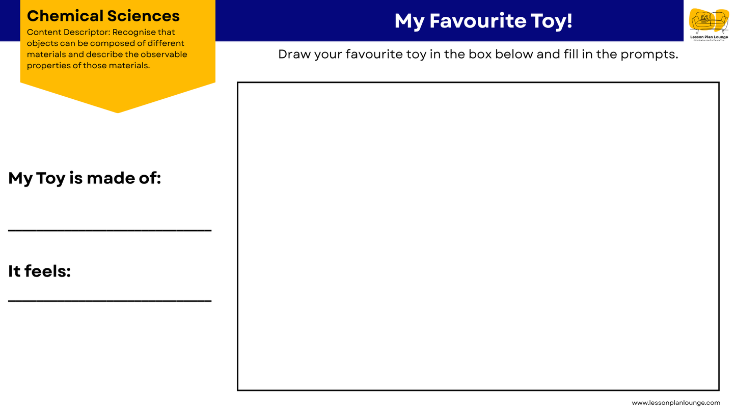 FREE Worksheets - Chemical Sciences - Different Materials and Properties - Education - Kindergarten