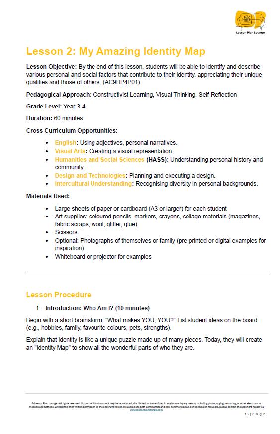 HPE - Personal, social and community health: Lesson Plans (12 lessons) + 1 Summative Assessment + FREE Student Workbook (Year 3-4)
