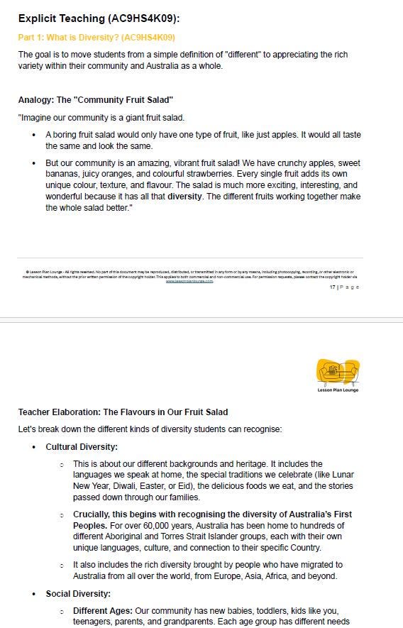 HASS - Civics and Citizenship: 5 Lesson Plans + 1 Summative Assessment and FREE Student Workbook (Year 4)