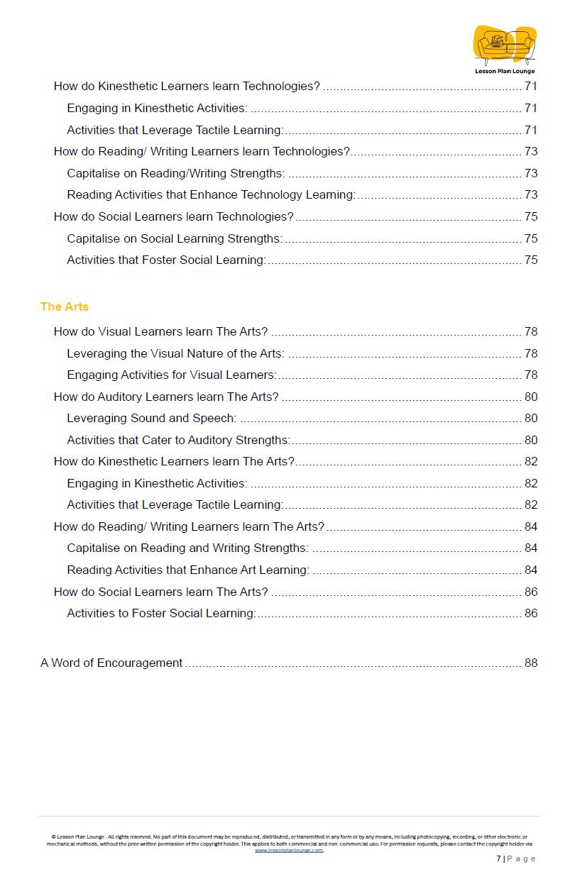 The Learning Revolution: How to Create a Classroom that Caters to All - A Guide Book