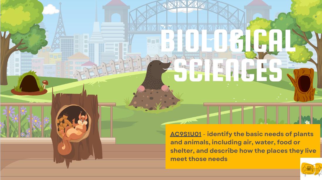 Science - Biological Sciences: 10 Lesson Plans + 1 Summative Assessment and FREE Student WORKSHEETS (Year 1)