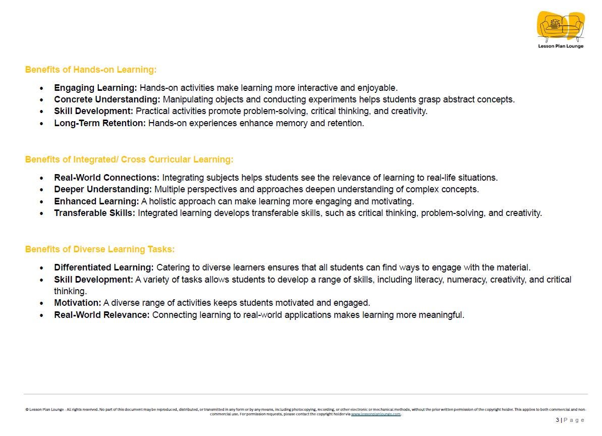 Chemical Sciences: 39 Hands-On Learning Tasks & Experiments (Year 2)