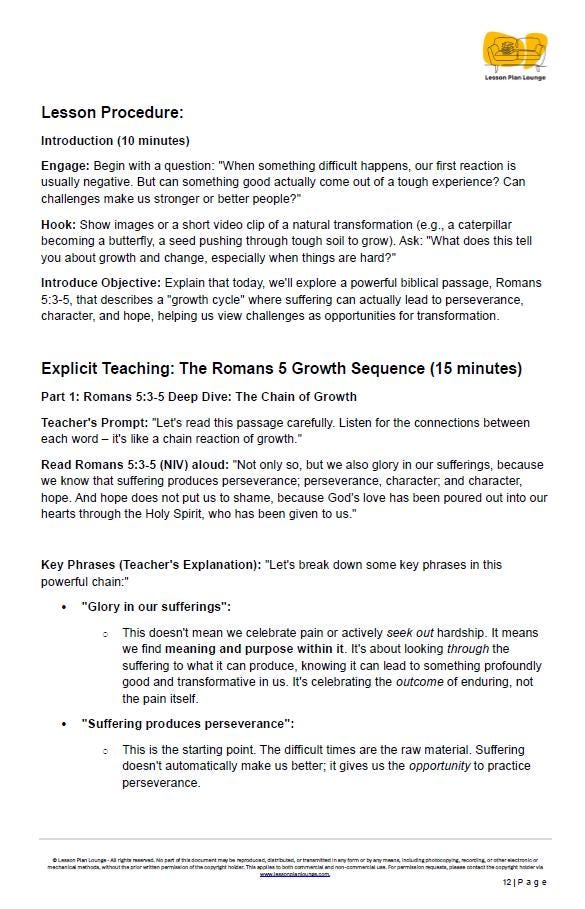 Studies of Religion - Resilience & Perseverance Coping with Challenges: 10 Lesson Plans + Summative Task + FREE Student Workbook (Year 7-12)