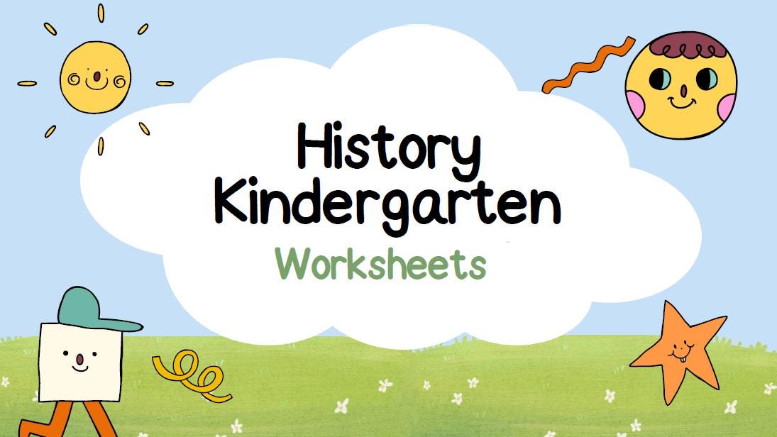 HASS - History: 10 lesson plans + 1 summative assessment and FREE Student WORKSHEETS (Kindergarten/ Foundation Year)