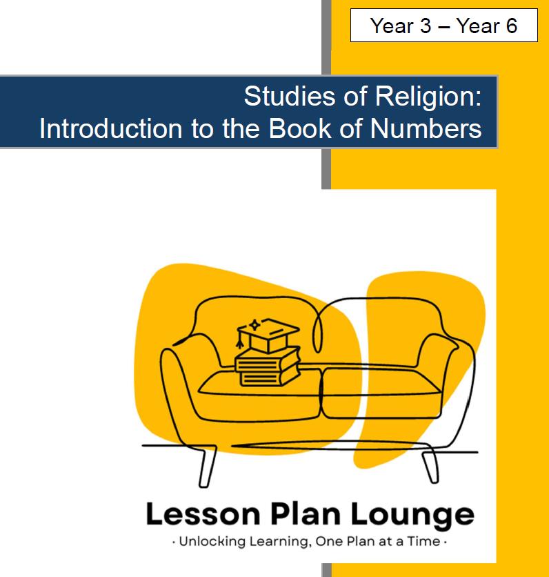 Studies of Religion - Introduction to the Book of Numbers: 10 Lesson Plans (incl. Summative Assessment Task) Year 3 to Year 6