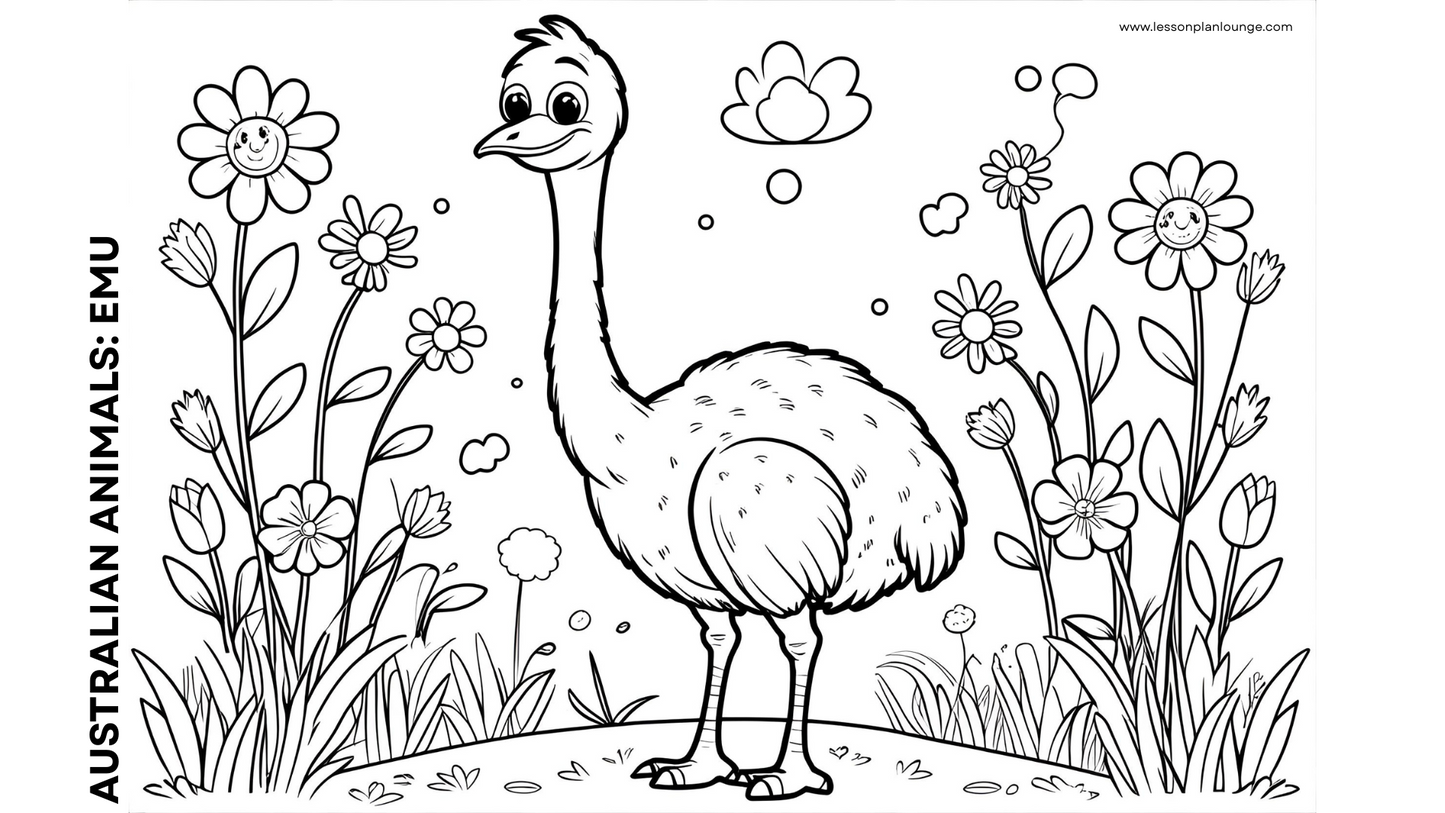 FREE Downloads - Colouring In Sheets - Australian Native Animals