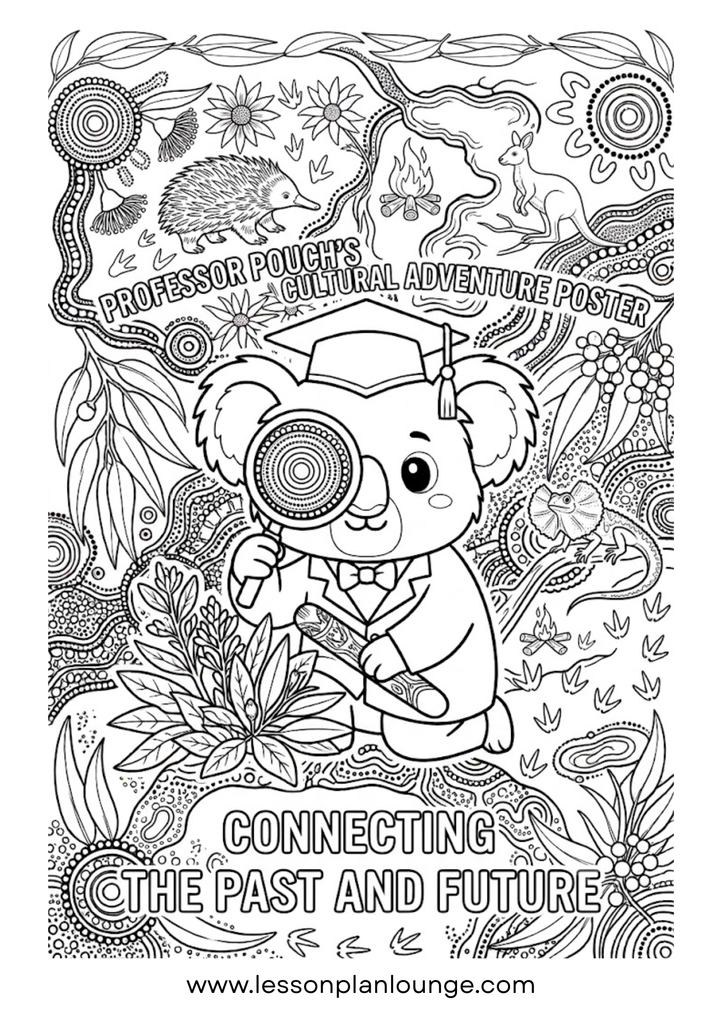 FREE Download - Professor Pouch’s NAIDOC & Cultural Exploration Colouring Posters (Pack of 5)