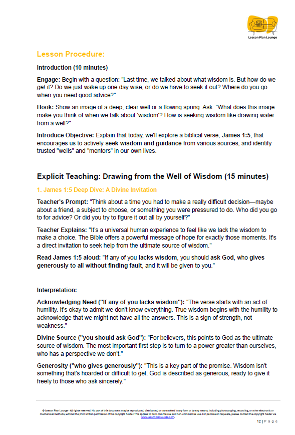 Studies of Religion - Wisdom & Discernment: Making Good Choices (Year 7-12)