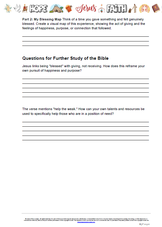 Studies of Religion - Generosity & Stewardship: Beyond Self - Interest (Year 7-12)