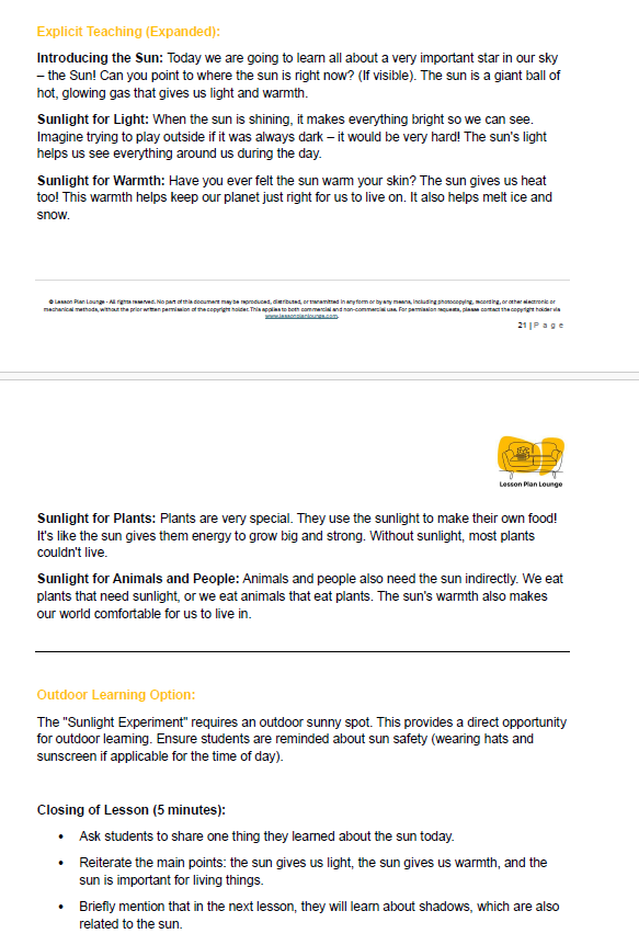 Science - Earth & Space Sciences: 10 Lesson Plans + Summative Assessment Task + FREE Student Worksheets (Year 1)