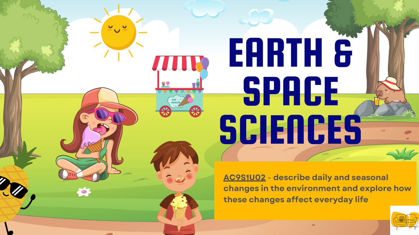 Science - Earth & Space Sciences: 10 Lesson Plans + Summative Assessment Task + FREE Student Worksheets (Year 1)