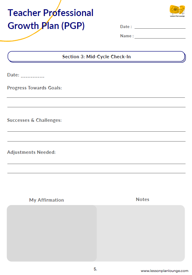 FREE Download - Teacher Professional Growth Plan (PGP) | APST Aligned Template for Australian Teachers