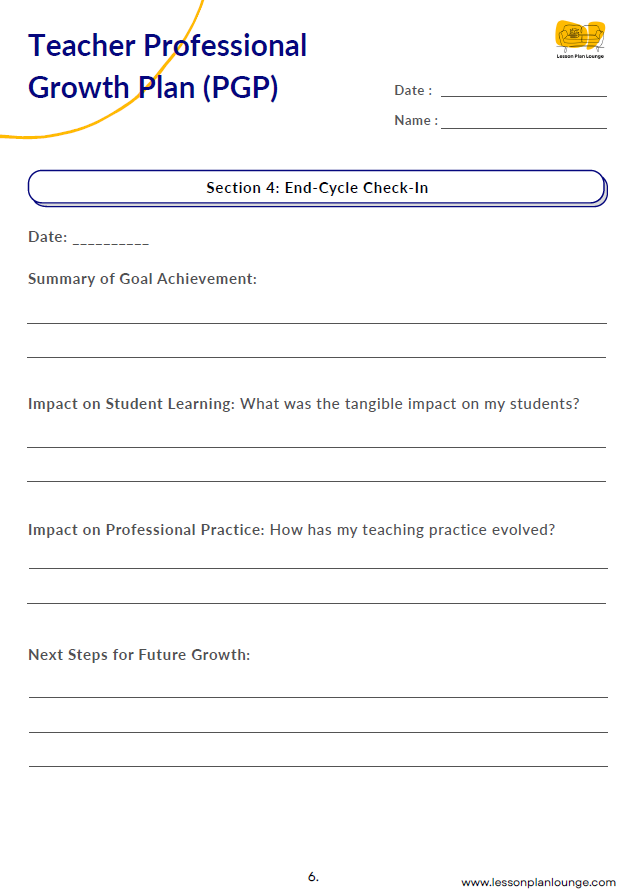 FREE Download - Teacher Professional Growth Plan (PGP) | APST Aligned Template for Australian Teachers