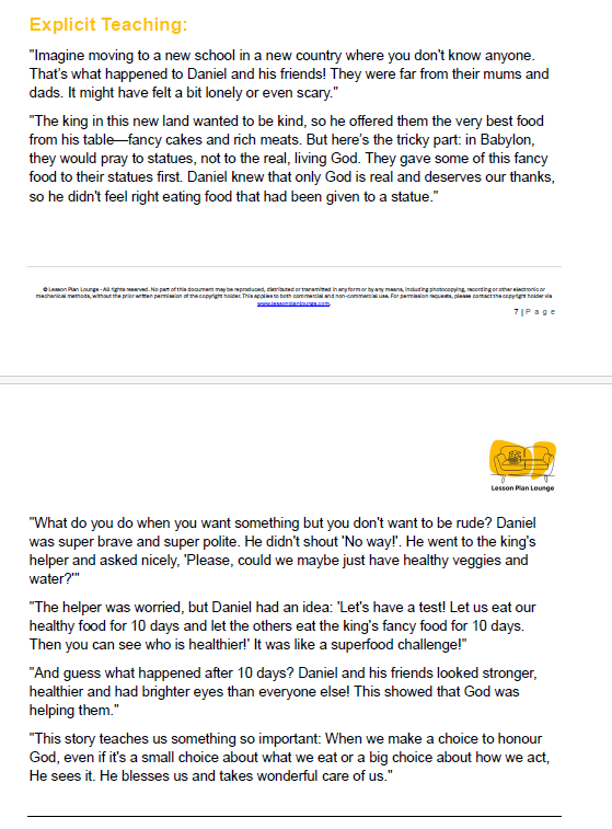Studies of Religion - Daniel's Adventures - Faith, Courage and Amazing Dreams! - Kindergarten/ Foundation Year/ Prep