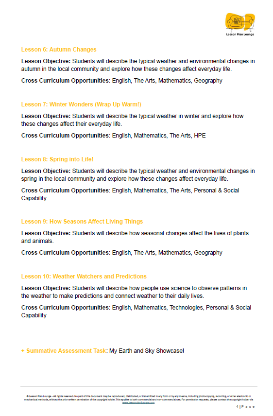 Year 1 Science Bundle: Living Worlds, Earthly Cycles & Invisible Forces + Student Worksheets (Biological, Earth & Physical Sciences) - Year 1