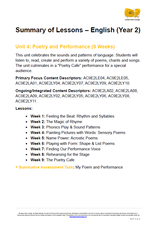 Year 2 English Bundle: Master Storytellers, Researchers & Advocates (Units 1-4) - Year 2