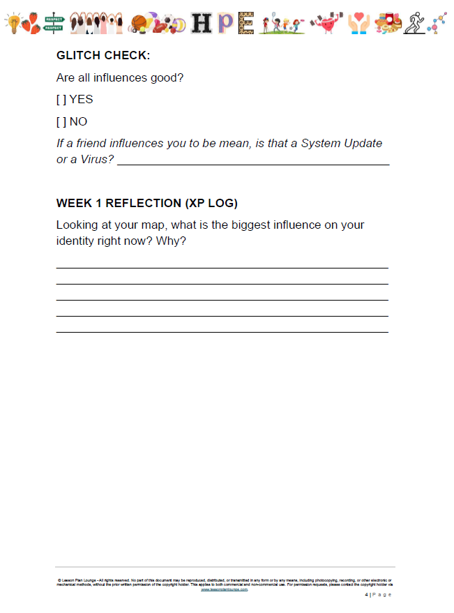 HPE - Unit 1: The Identity Avatar Academy - LESSON PLANS + Student Workbook - Year 5 & 6