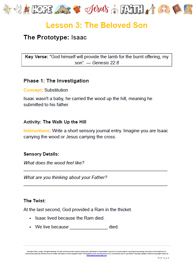 Shadows of the Savior: Unlocking the Old Testament Prototypes - Year 7 - 12