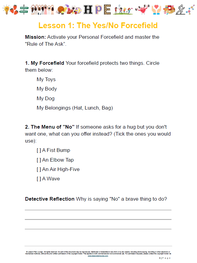 HPE - Unit 2: Cyber Heroes & Body Detectives – LESSON PLANS + Student Workbook - Year 3 & 4