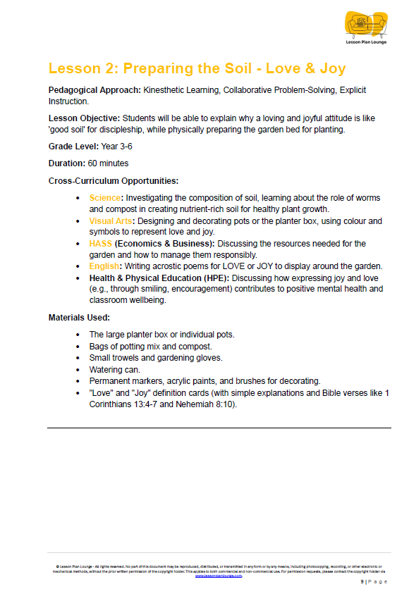 Studies of Religion - The Fruits of the Spirit: 10 Lesson Plans + Summative Assessment and FREE Student WORKBOOK (Year 3-6)