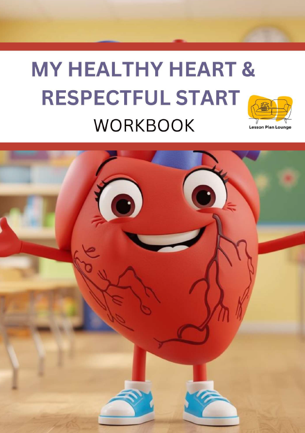 The Complete Year 1 & 2 Health & PE Collection: Building "Super Kids" & Safe Explorers - LESSON PLANS + Student Workbooks - Year 1 & 2