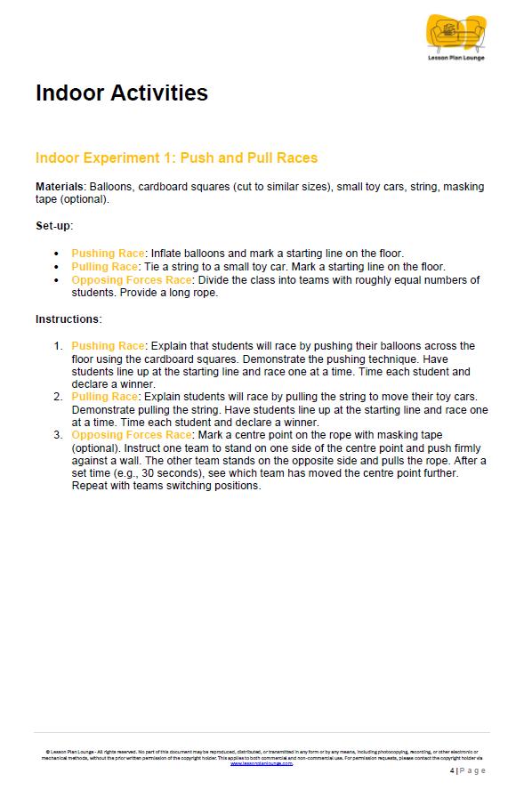 Physical Sciences: 39 Hands-On Learning Tasks & Experiments (Year 1)