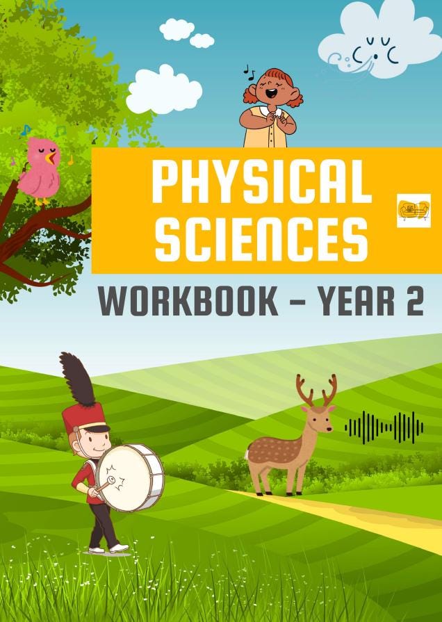 Science - Physical Sciences: Lesson Plans (10 lessons) + 1 Summative Assessment + FREE Student Workbook (Year 2)