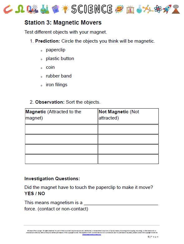 Science - Physical Sciences: 10 Lesson Plans + 1 Summative Assessment and FREE Student WORKBOOK (Year 4)