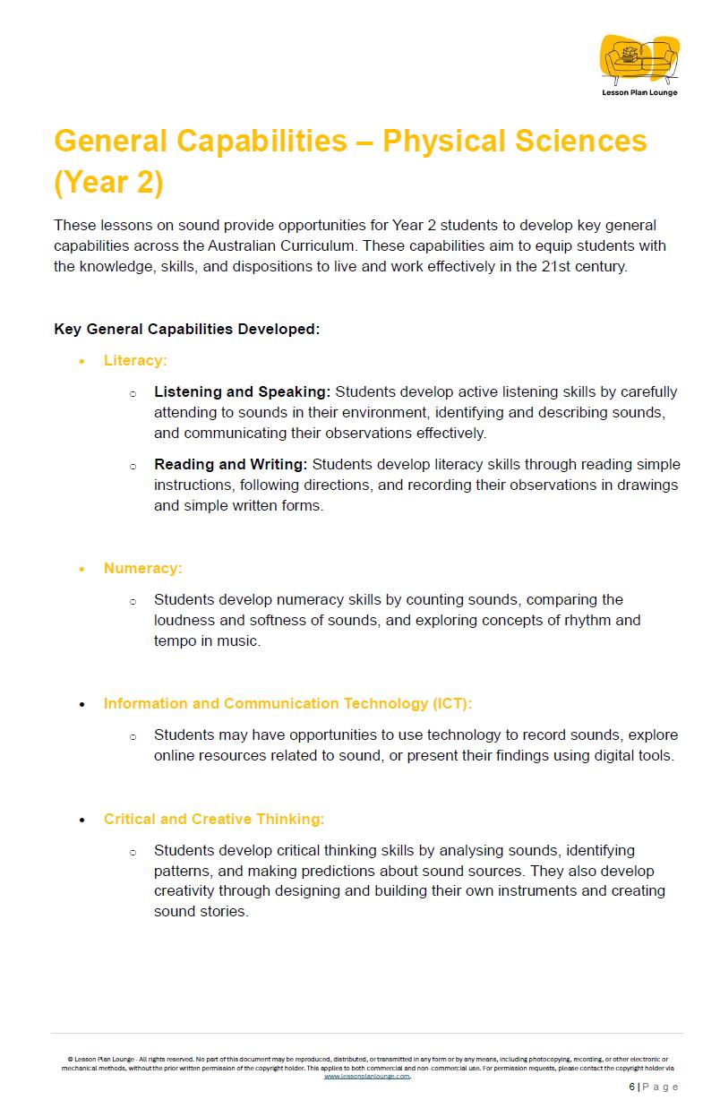 PHYSICAL SCIENCES - Adjusted Curriculum: 12 Lesson Plans + 1 Summative Assessment Task (Year 2)