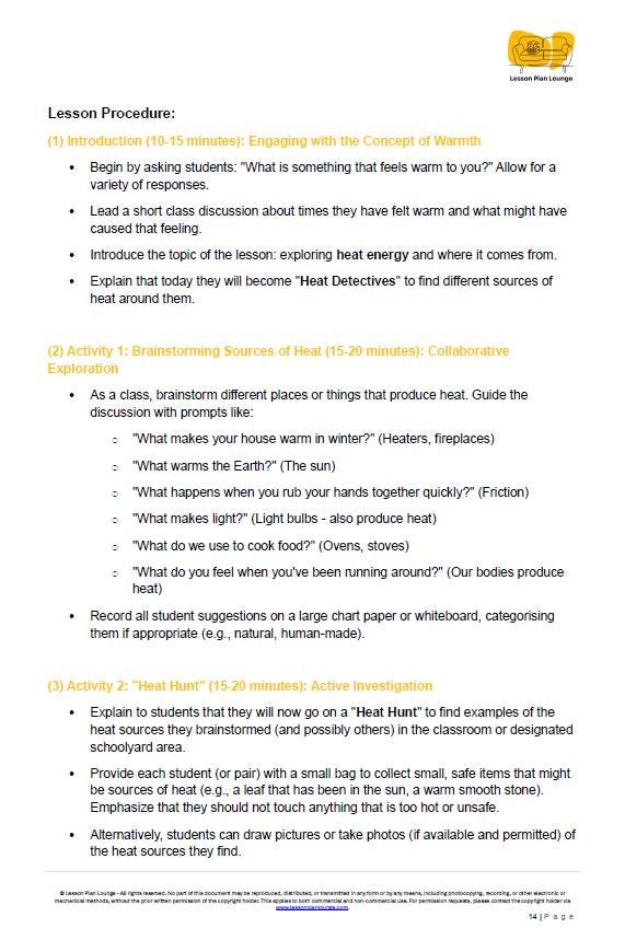 Science - Physical Sciences: Lesson Plans (9 lessons) + 1 Summative Assessment + FREE Student Workbook (Year 3)