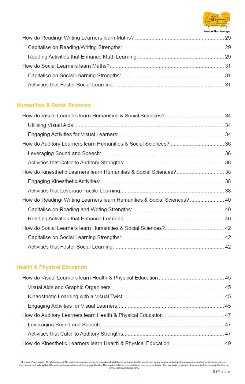 The Learning Revolution: How to Create a Classroom that Caters to All - A Guide Book