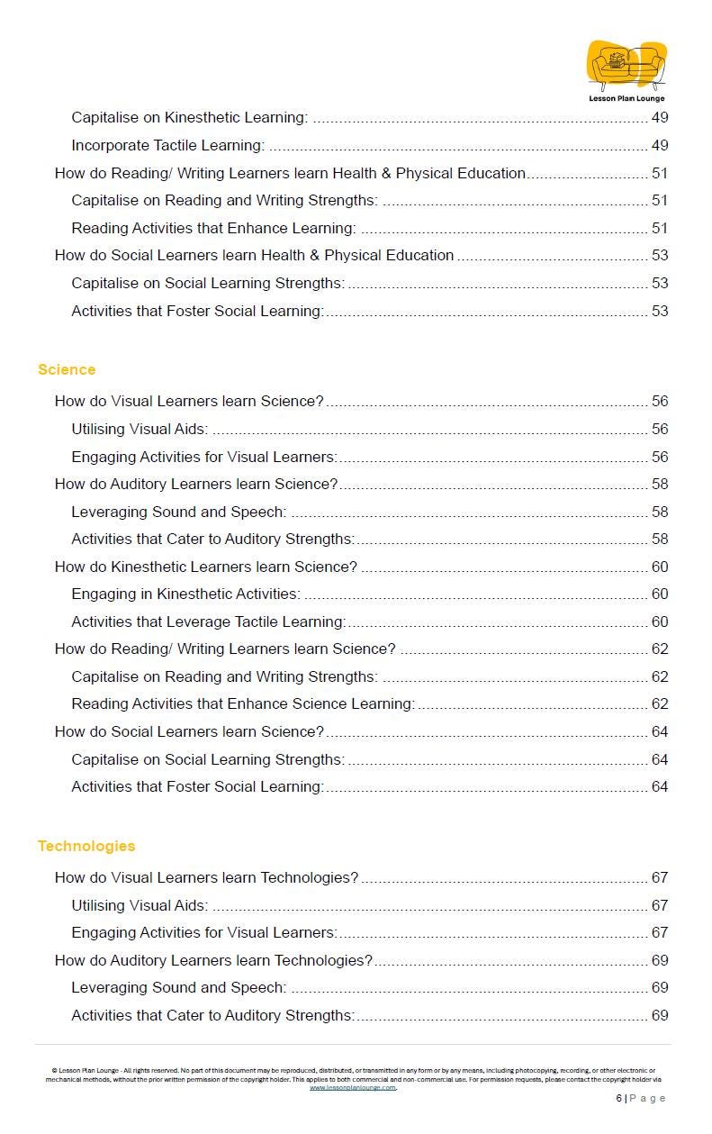The Learning Revolution: How to Create a Classroom that Caters to All - A Guide Book