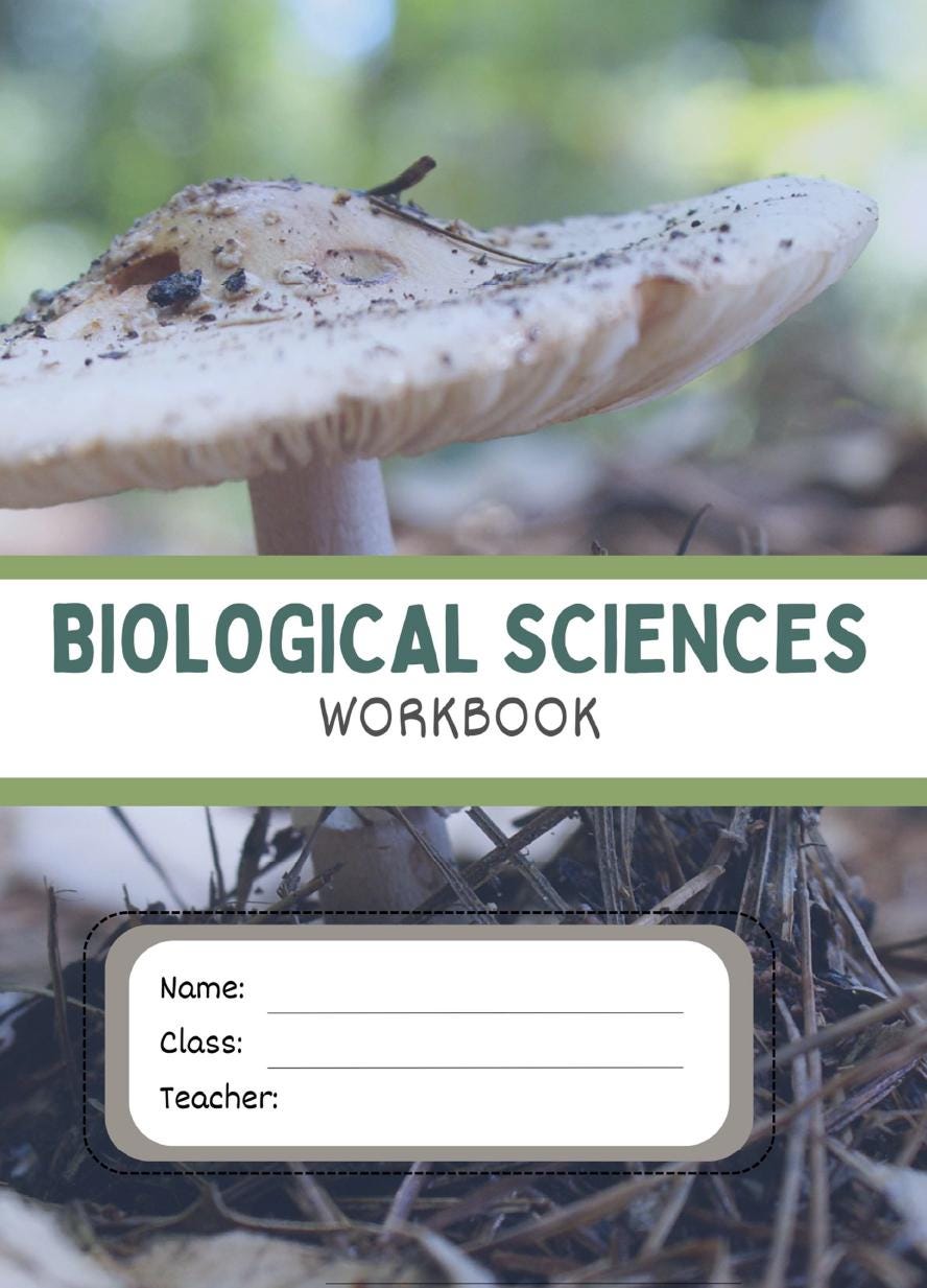 Science - Biological Sciences: 10 Lesson Plans + 1 Summative Assessment and FREE Student WORKBOOK (Year 4)