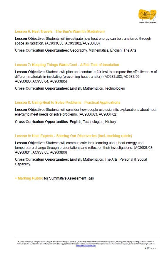 Science - Physical Sciences: Lesson Plans (9 lessons) + 1 Summative Assessment + FREE Student Workbook (Year 3)