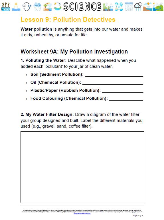 Science - Earth & Space Sciences: 10 Lesson Plans + 1 Summative Assessment and FREE Student WORKBOOK (Year 4)