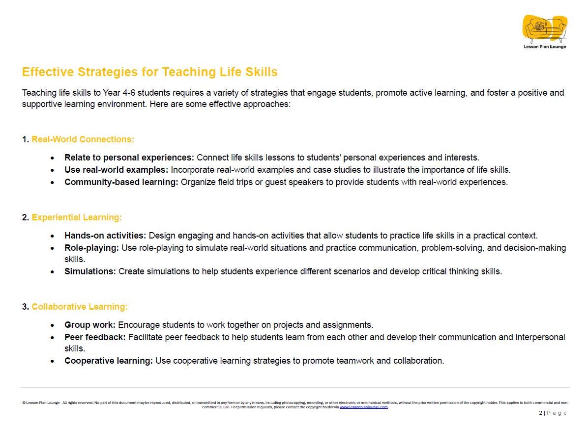 10 Lessons in Emotional Intelligence and Self-Awareness - Year 4 to Year 6