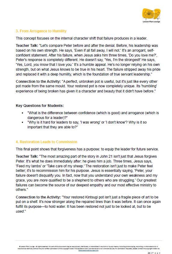Studies of Religion - Biblical Leadership & Discipleship: 10 Lesson Plans + 1 Summative Assessment Task + FREE Student WORKBOOK (Yr 7-12)