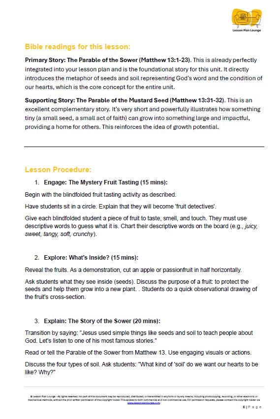 Studies of Religion - The Fruits of the Spirit (Discipleship): 10 Lesson Plans + Summative Assessment and FREE Student WORKBOOK (Year 3-6)