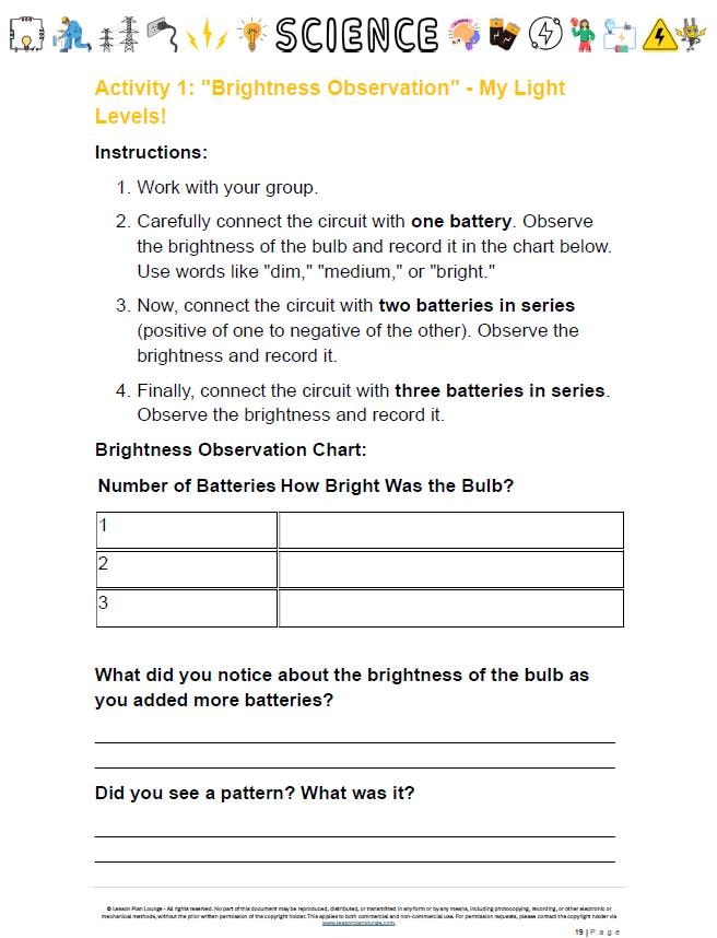Science - Physical Sciences: 10 Lesson Plans + 1 Summative Assessment and FREE Student Workbook (Year 6)